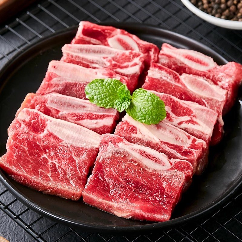 天海藏黑椒牛仔骨200g*3袋/7袋烧烤鲜嫩带骨牛肉浓郁煎烤半成品,淘宝优惠券,粉丝福利购,淘宝优惠卷