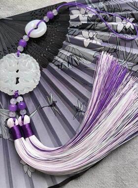 男童古风双龙仿玉佩战国袍汉服禁步中式配饰古装流苏腰佩腰间吊坠