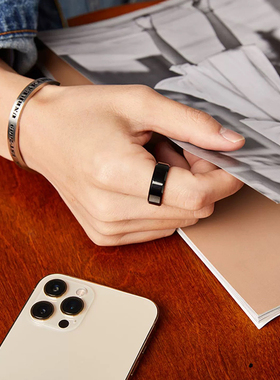 男生光板素圈戒指百搭高端质感