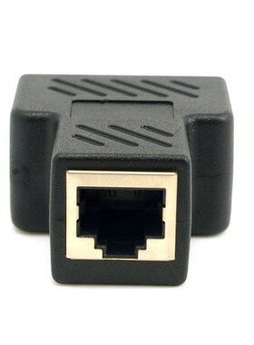 ESCAM 1 To 2 Ways RJ45 LAN Ethernet Network Cable  Splitter