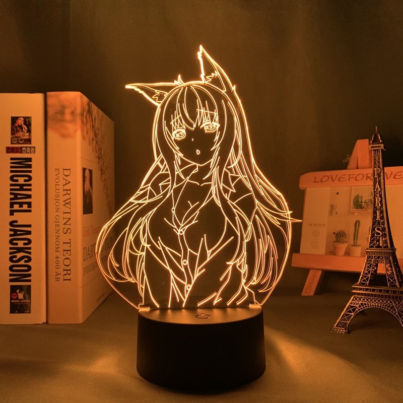 Nekopara Led Night Light For Bedroom Decor Gift Nightlight A - 图3