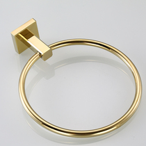 New Products Light Extravagant Gold E Color Wool Yoyo Ring Full Copper Bathroom Pendants Nordic Bath Towels Loop Brief Room Meddling Towel Hanging
