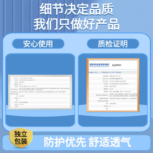 儿童专用n95级医用防护口罩一次性医疗级别3d立体男童女孩独立装 - 图2