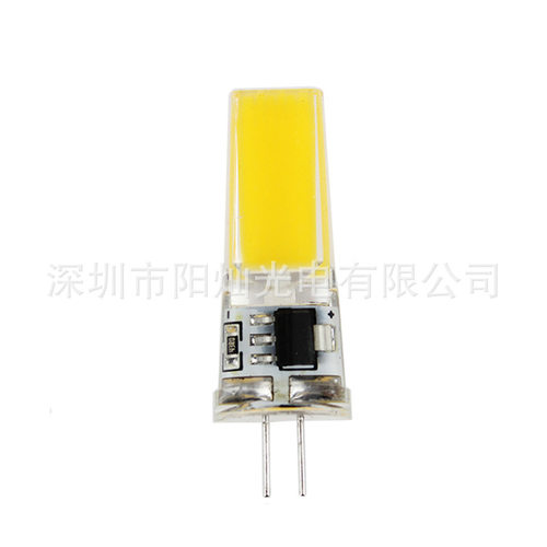 G9led玉米灯G4硅胶灯COB调光灯泡220V节能9W蓝宝石E14暖白光2508 - 图0