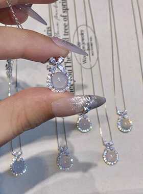 轻奢在逃公主新中式白玉髓项链