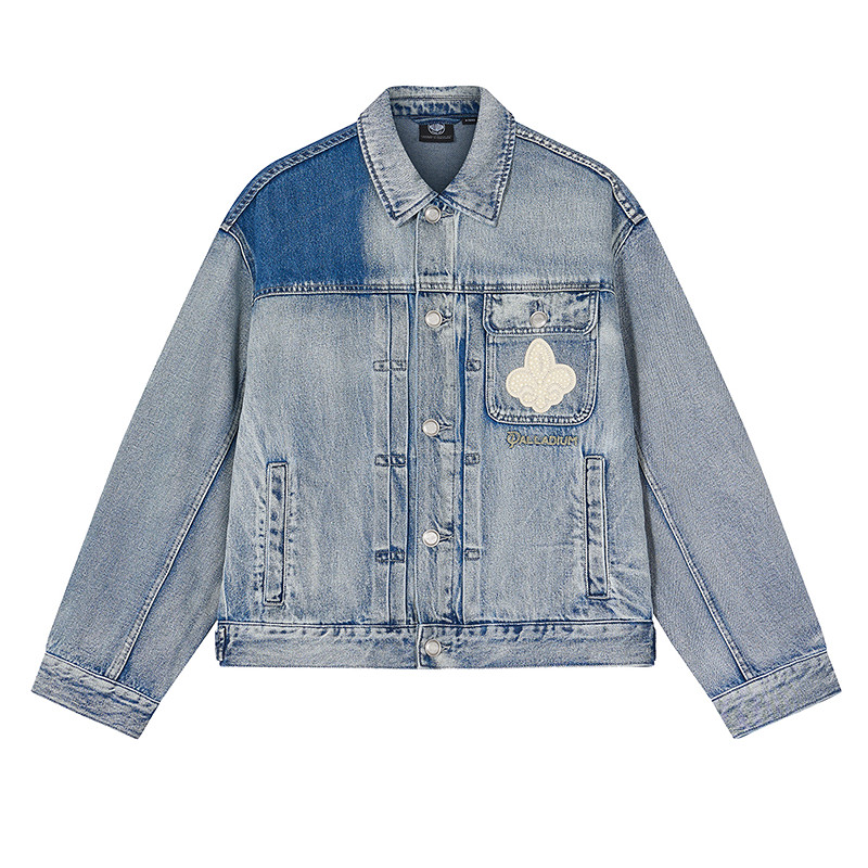 PALLADIUM帕拉丁上装时尚潮流盖袋口袋设计牛仔外套1012466,淘宝优惠券,粉丝福利购,淘宝优惠卷