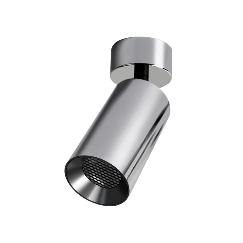 明装电镀银色射灯可调角度折叠吸顶式照画全光谱客厅高显色洗墙灯,淘宝优惠券,粉丝福利购,淘宝优惠卷