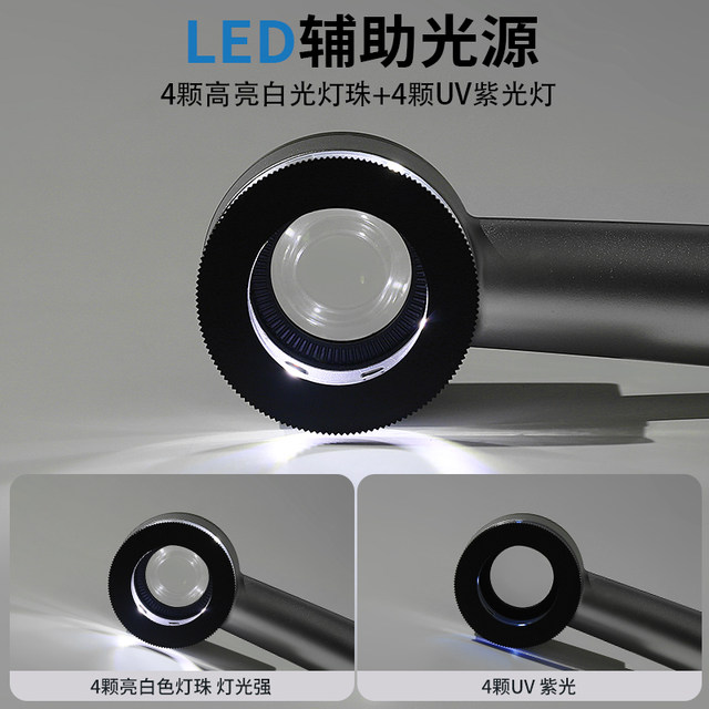 Sunfire High Power 80 Handheld Portable Magnifying Glass