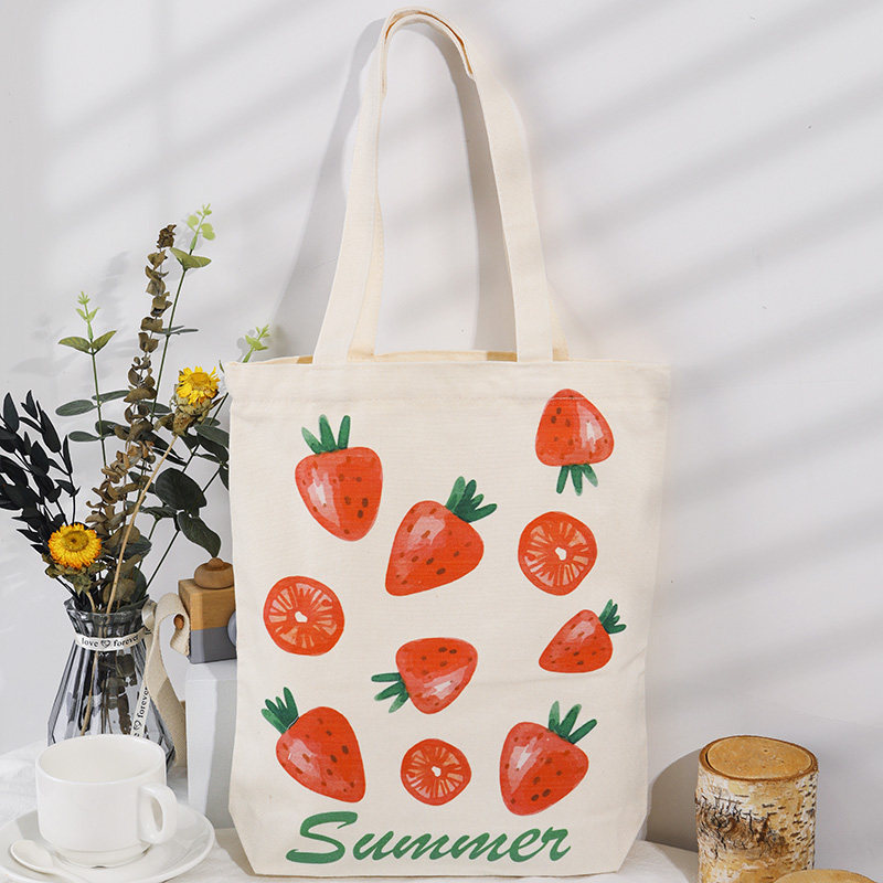 文艺帆布袋女夏手提包学生帆布包 锦元素女士包袋