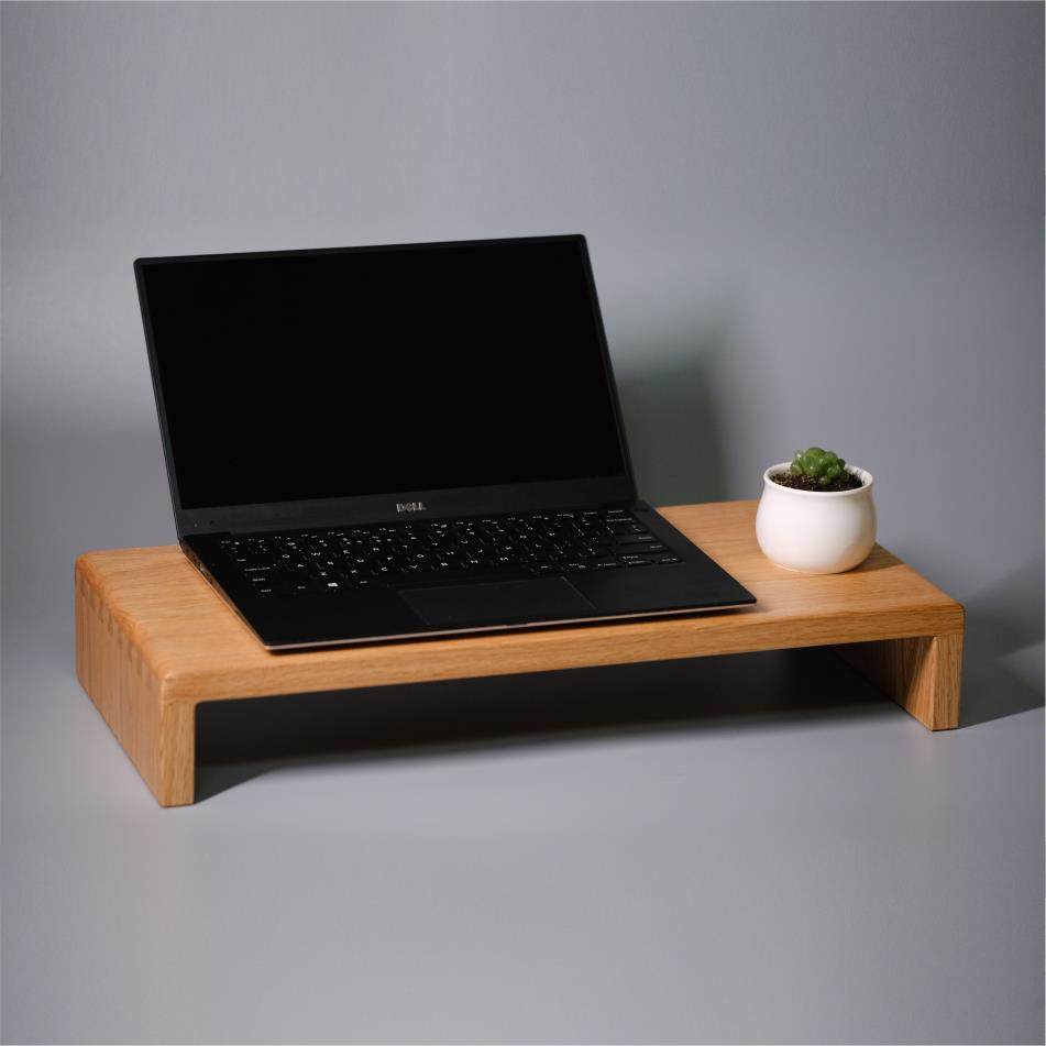 黑胡桃木显示器增高架电脑萤幕擡高架垫高底座支架桌面置物架,淘宝优惠券,粉丝福利购,淘宝优惠卷