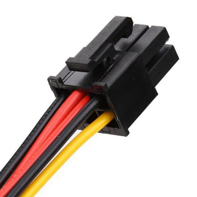 10PCS Molex 4 Pin to PCI-E PCI Express 6 Pin Power Converter - 图1