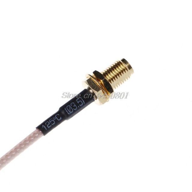 RF RP SMA Female to MMCX Male Right Angle Pigtail Cable RG31 - 图1