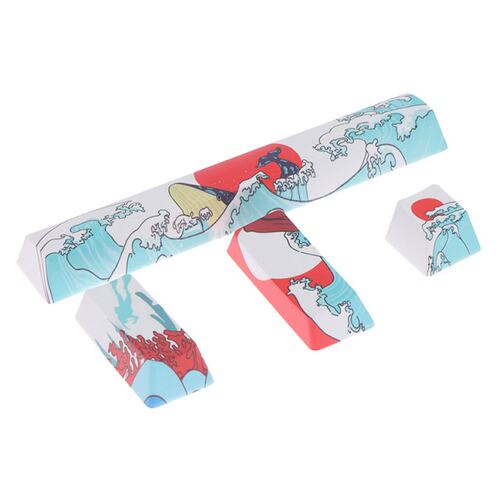 1 Set PBT Five Sides Dye-subbed Keycap Space Bar 6.25U ESC E - 图1