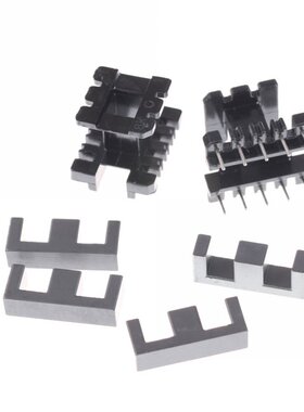 5 Sets EE25 5+5pin Transformer Bobbin PC40 Ferrite Core Vert