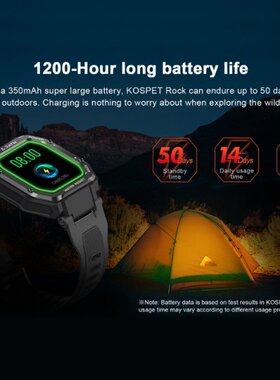 KOSPET ROCK Smartwatch Rugged Watch for Men Outdoor Sports 3
