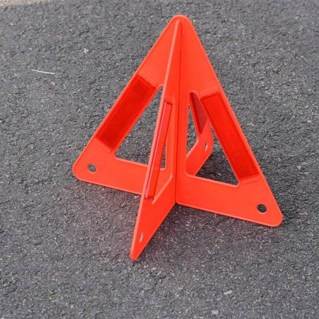 Convenient Carry Foldable Triangle Warning Signs Highly Refl - 图0