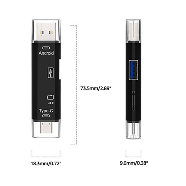 New USB2.0 Card Reader High Speed TF Micro USB Card Reader T - 图1