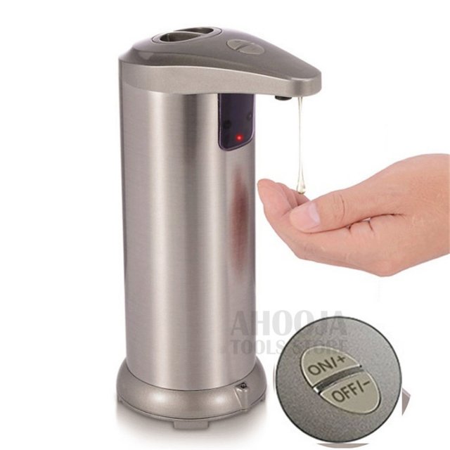 250ML ABS Electroplated Automatic Liquid Soap Dispenser Smar - 图0