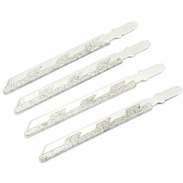 5Pcs 101mm 4 Inch T Shank Jigsaw Blades Diamond Coated Jig S - 图2