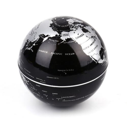 Novelty C Shape LED World Map Floating Globe Magnetic Levita - 图3