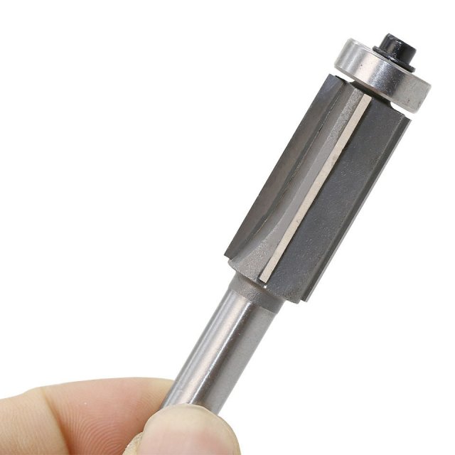 1Pcs 4 Teeth Router Bit Extra Long Bearing Woodworking Tools - 图1