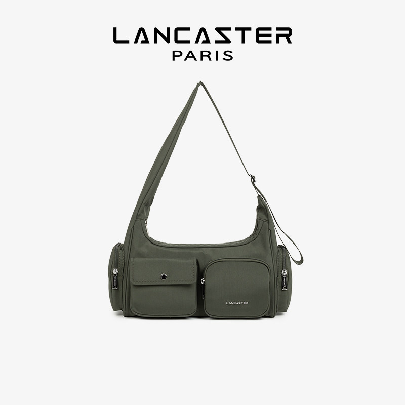 Lancaster兰卡斯特 Basic Pocket系列多口袋轻便机车包腋下单肩包,淘宝优惠券,粉丝福利购,淘宝优惠卷