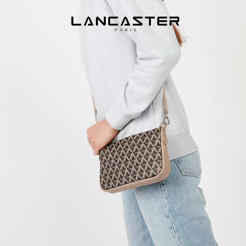 Lancaster Ikon系列经典老花休闲通勤斜挎包单肩包手拿小方包女包 - 图3