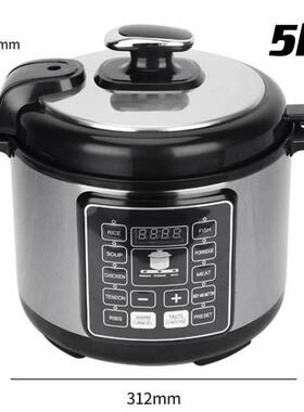 6L English push button Rice cooker electric pressure cooker