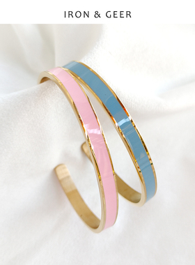 莫兰迪手环珐琅情侣多色可选闺蜜