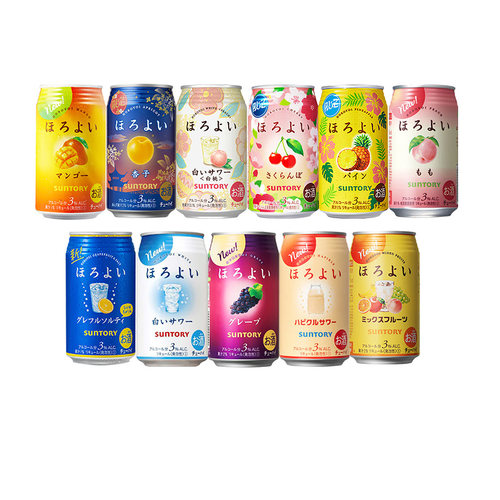 三得利horoyoi和乐怡预调鸡尾酒樱桃味12罐低度果酒350ml日本进口 - 图3