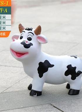 玻璃钢卡通动物雕塑十二生肖摆件户外庭院商场售处部园林景观装饰