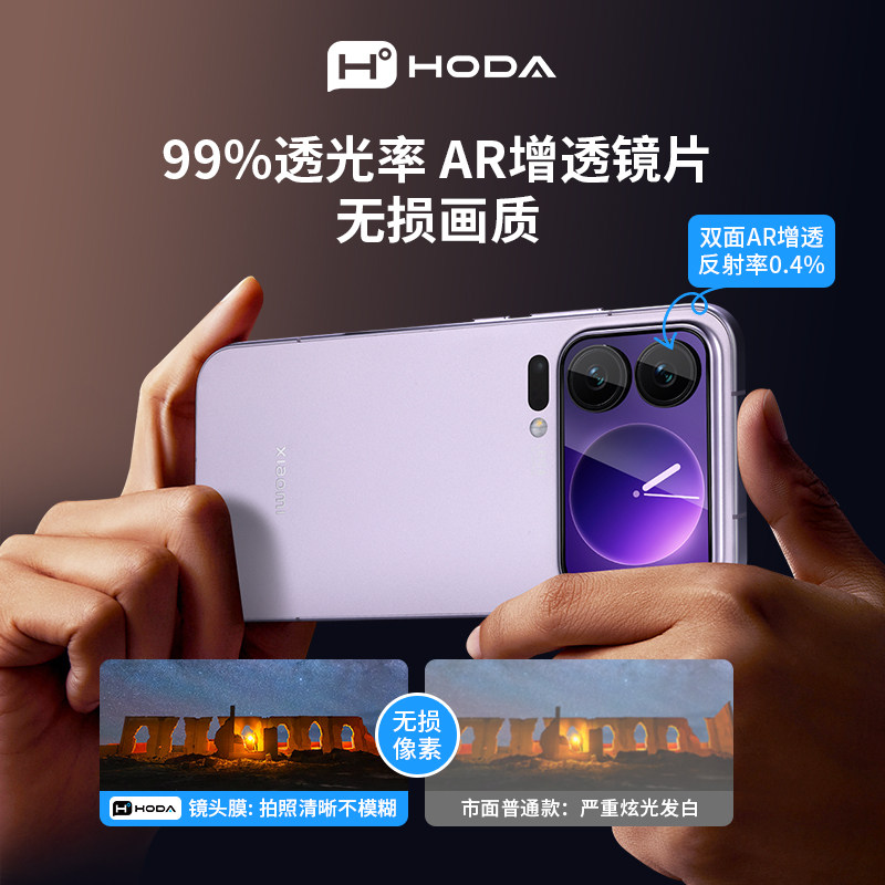 HODA好贴适用小米17ProMax镜头膜AR高清增透手机镜头保护贴17pro新款背屏后摄像头贴膜全包一体覆盖镜头贴,淘宝优惠券,粉丝福利购,淘宝优惠卷
