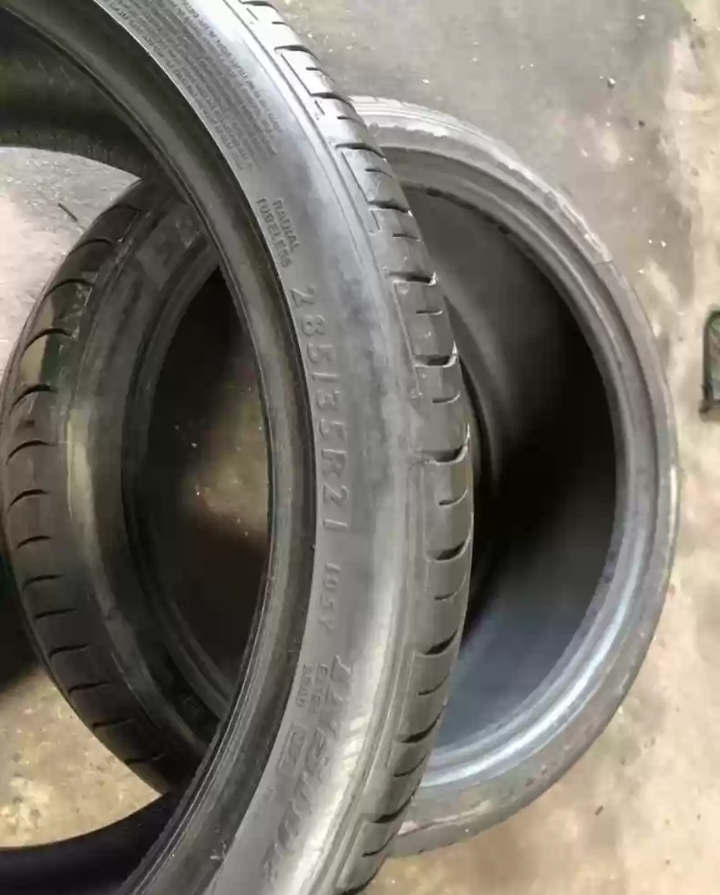 邓禄普防爆胎285 35 21邓禄普轮胎105Y拆车轮胎一条专拍