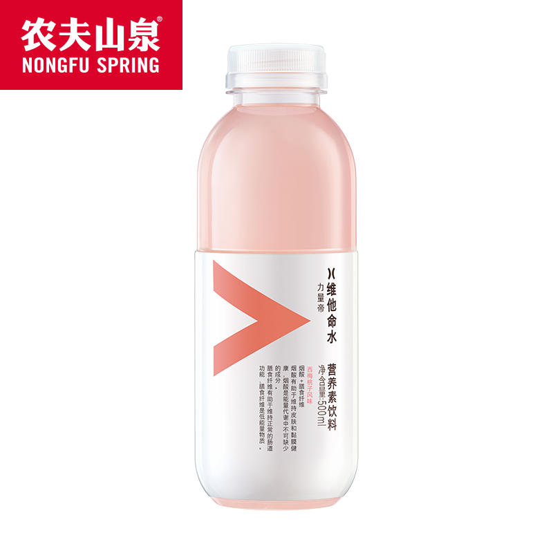 农夫山泉力量帝维他命水500ml*15瓶整箱批发维生素西梅桃子饮料-图3