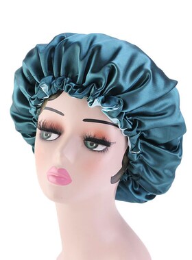 Hair Styling Sleep Caps  Fabric Hair Bonnet Satin Lined Slee