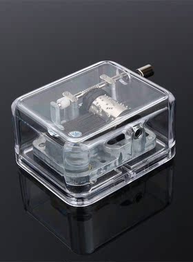 Music Box DIY Craft Vintage Musical Gold Hand Hurdy Gurdy S