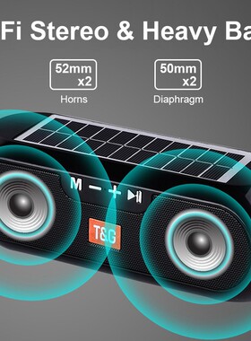 TWS Waterproof TG182 Speaker Portable Column Wireless Stere