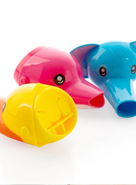 FEIGO 1Pc Cute Cartoon Elephant Bathroom Faucet Sink Extende