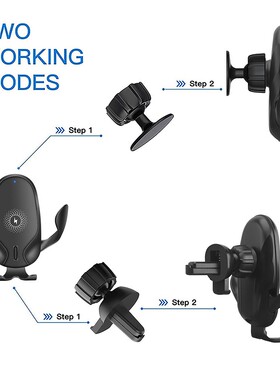 FDGAO Car Wireless Charger Phone Holder Gravity Bracket Mou