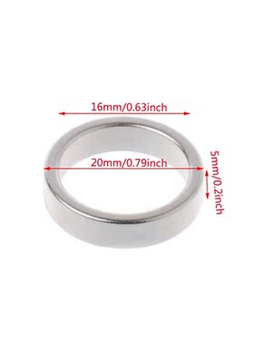 2 Pcs Flashlight Tail Magnet Magnetic Ring 20x16x5mm