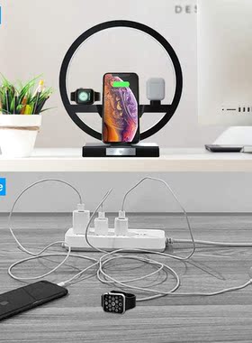 New 10W 3 in 1 Wireless Charger Dock Station Fast Charging