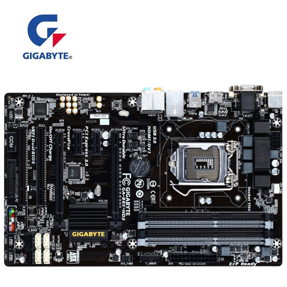 GIGABYTE GA-B85-HD3 Motherboard B85-HD3 Socket LGA1150  DDR3 - 图2