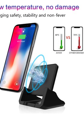 10W QI Wireless Charger Stand For iPhone 12 11 Pro X XS XR