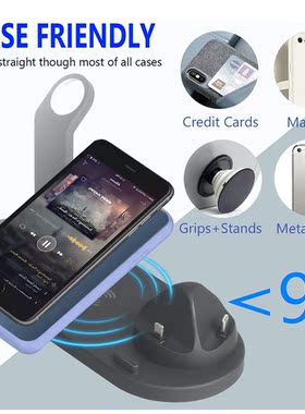 2PCS 10W Qi Wireless Charger Stand Dock Station For Iphone