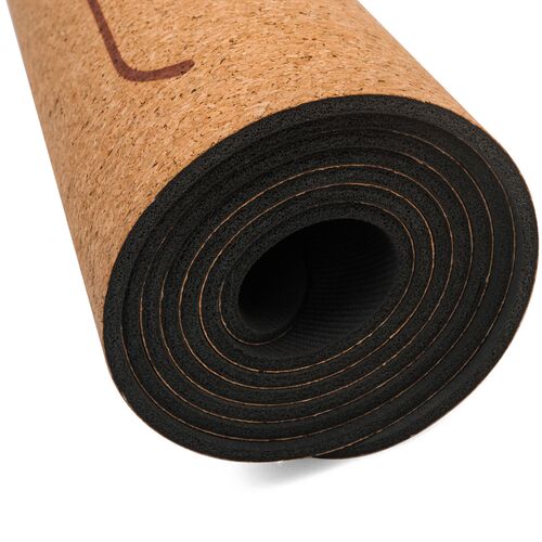 183X66cm 5mm TPE Natural Cork Yoga Mat Non-slip Thick Fitnes - 图1