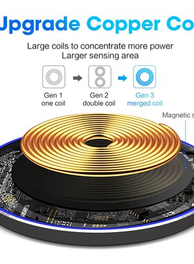 15W Qi Wireless Charger For iPhone X 8 XS XR 11 Pro Max Hua