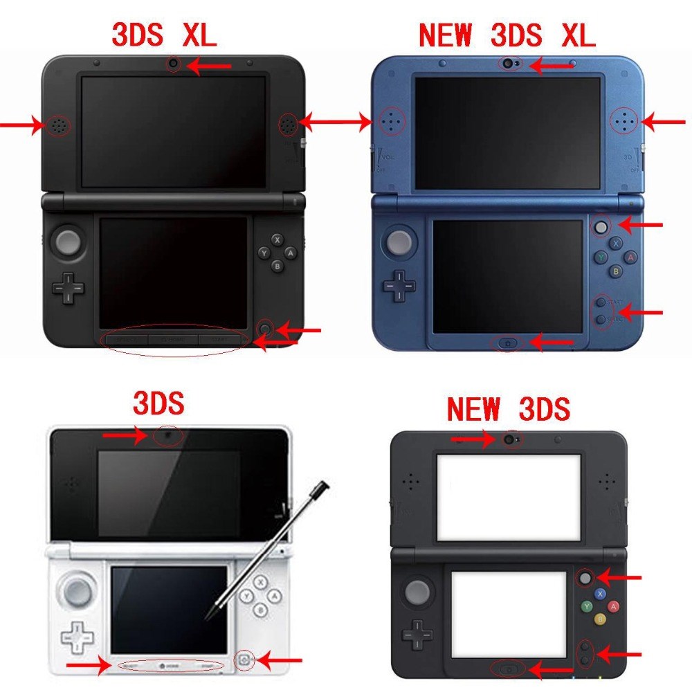 Ze1da 323 Vinyl Skin Sticker Protector for 3DS XL LL skins - 图0