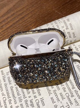 Luxury 3D Bling Diamonds Soft Wireless Earphone Case For Ai