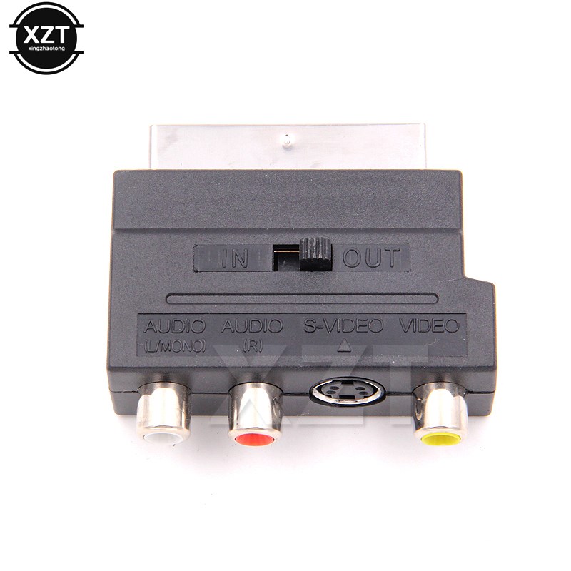 1pcs 3 RGB Scart Composite RCA SVHS S Video AV TV Audio For - 图2