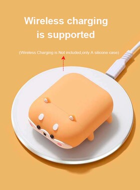 3D Cute Corgi Cover For Apple Airpods 1 2 Case Earphone Sil